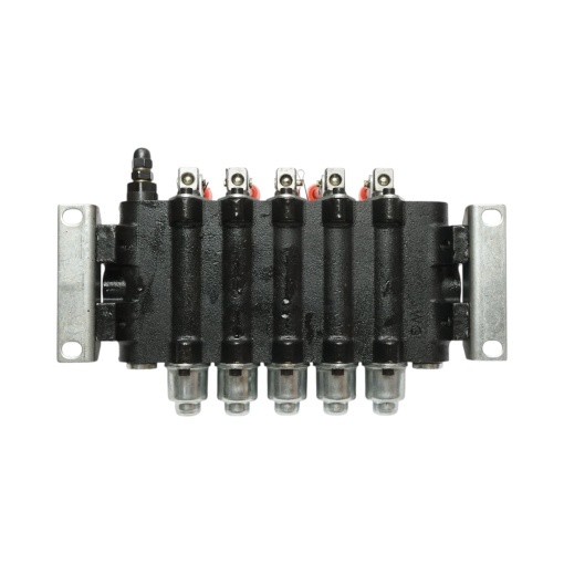 Distribuitor hidraulic 5 manete, debit 80L/min, presiune 200 bar Breckner Germany - Img 7