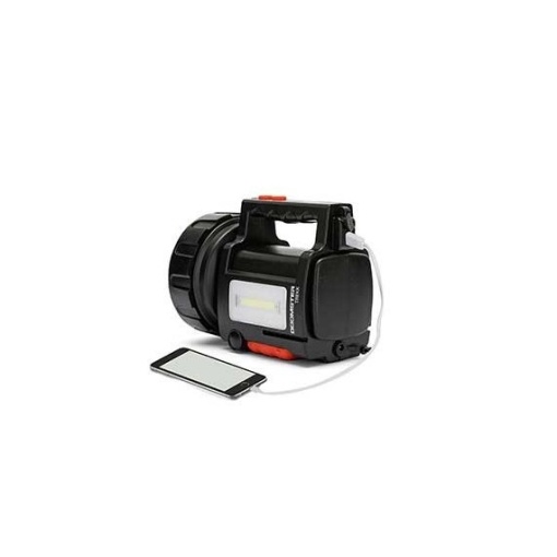 DOOMSTER TREKK: Proiector LED reincarcabil 10W cu doua laterale tip lanterna. Power bank USB - Img 2