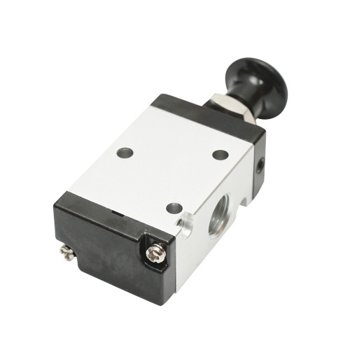 Electrovalva pneumatica cu maner 2 pozitii, 3 cai G 1/4 inch 3R210-08 - Img 5