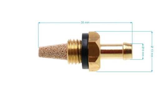 Filtru benzina Honda GX120, GX160, GX270, GX390 Metalic - Img 2