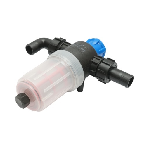 Filtru erbicidator transparent cu 2 site si valva autocuratare, racord 32mm - Img 5