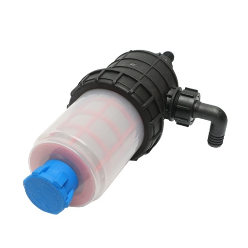 Filtru erbicidator transparent cu 2 site si valva autocuratare, racord 25mm - Img 4
