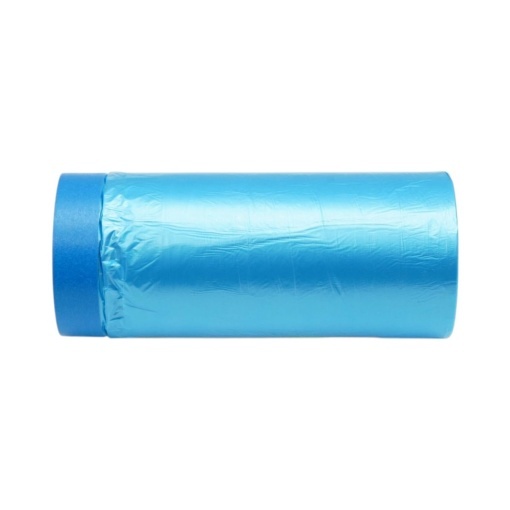 Folie protectie vopsit si zugravit cu banda adeziva albastra 1100mm x 25m HighPower - Img 5