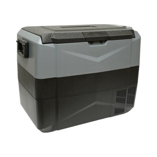 Frigider auto 45L cu compresor 12V-24V-220V, 60W, afisaj LCD, zona dubla de racire, USB 630x390x490mm - Img 9