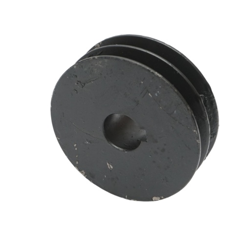 Fulie 2 caneluri 97x32mm pentru ax cu pana 24mm - Img 3