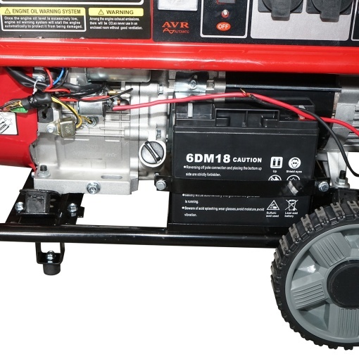 Generator electric cu ATS 7kW, 220V, motor pe benzina 18CP, pornire electrica/manuala Breckner Germany - Img 13