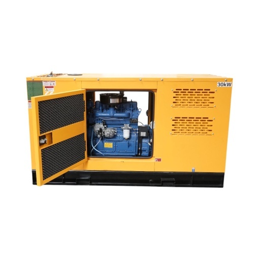 Generator electric trifazat insonorizat 27.5KVA, 230/400V, motor diesel Ricardo 30kW ZH4100D Breckner Germany - Img 4