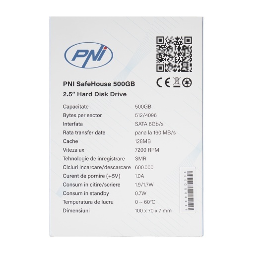 Hard Disk intern PNI SafeHouse 500GB 2.5'', SATA 6GB/s, capacitate 500GB, cache 128MB - Img 5