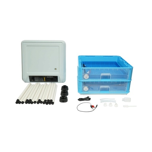 Incubator automat 128 oua 80W, 12V-220V, rotire automata, ovoscop LED, control temperatura, umiditate, afisaj digital, alarma - Img 2