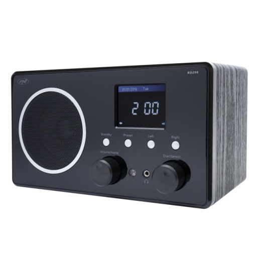 Internet radio DAB si FM PNI RD290 prin Wi-Fi, analog FM, Spotify Connect, APP Air Music Control, DLNA si UPnP, Dual Alarm, AUX-in 3.5, Line-out 3.5, ecran color 2.4 inch - Img 3