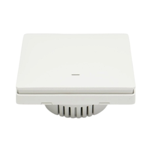 Intrerupator inteligent smart Wi-Fi simplu alb incastrat 100-240V, 10A, 2200W, aplicatie Tuya Smart Life, compatibil Alexa si Google Home 86x86x33mm - Img 3
