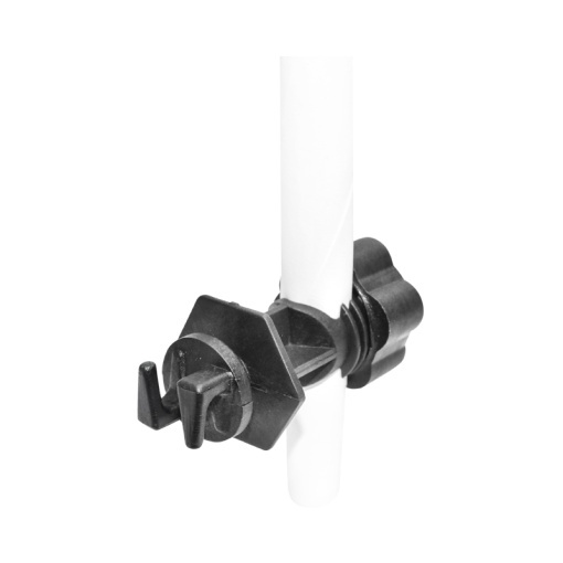 Izolator prindere cu filet negru pentru stalp metalic gard electric Breckner Germany - Img 3