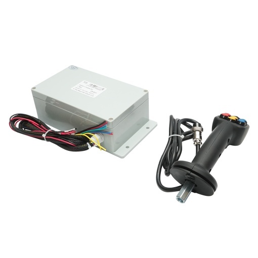 Joystick electric 6 butoane cu modul de comanda 24V - Img 3