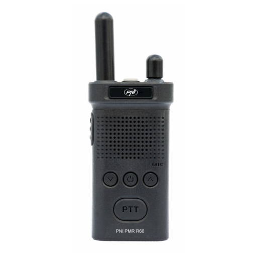 Kit 6 statii radio portabile PNI PMR R60 446MHz, 0.5W, 16 canale programabile, 16 PMR si tonuri 50 CTCSS si 104 DCS, Scan, blocare taste, SOS, Monitor, acumulator 1200mAh - Img 2