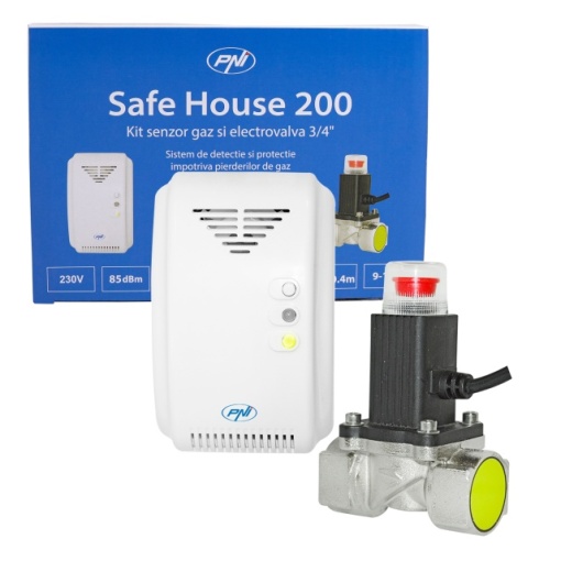 Kit senzor gaz si electrovalva PNI Safe House 200 3/4 Inch - Img 3