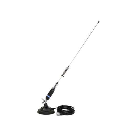 Kit Statie radio CB portabila PNI Escort HP 82, multi standard, 4W, 12V, AM-FM si antena CB PNI S75, 75cm, cu magnet inclus - Img 2