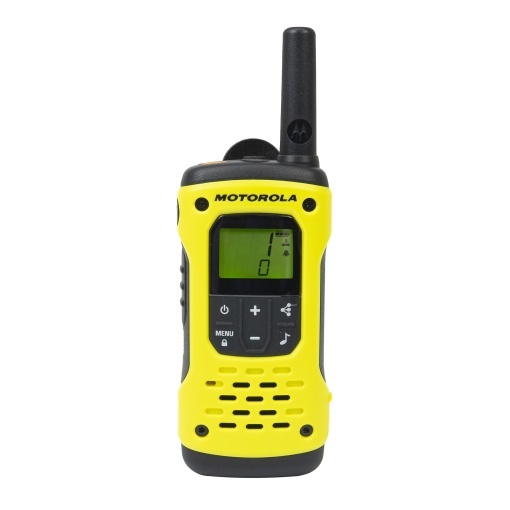 Kit Statie radio PMR portabila Motorola TLKR T92 H2O 8 canale PMR, Roger Beep, VOX, IP67, galben, set 6 bucati - Img 6