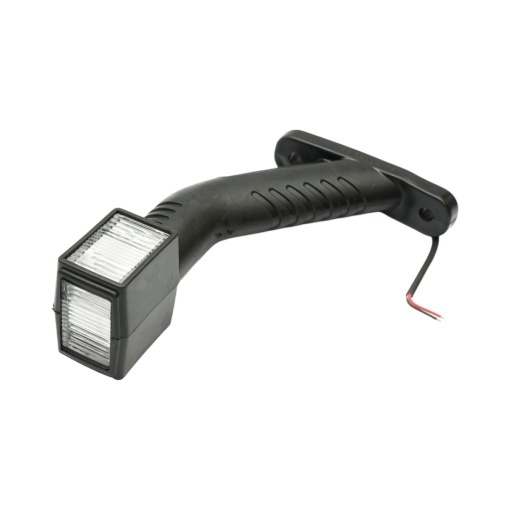 Lampa gabarit laterala LED cu brat 12V-24V 3 functii rosu-alb-galben 180mm Breckner Germany - Img 7