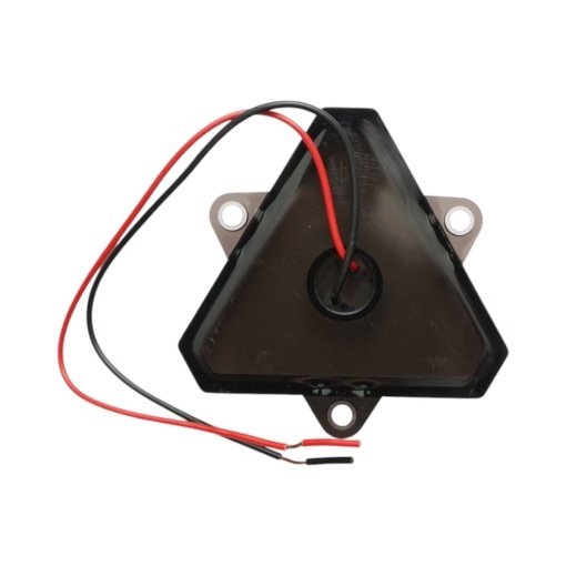 Lampa laterala LED triunghiulara 12-24V, galben fumuriu, 18 LED-uri 68x60mm Breckner Germany - Img 3