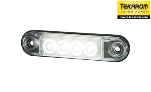 Lampa pozitie ovala alba HORPOL - Img 2