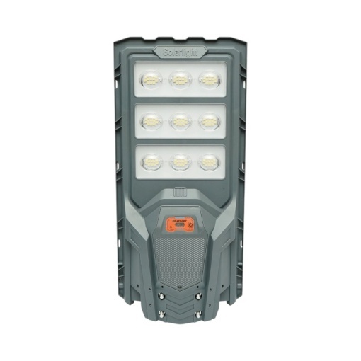 Lampa solara LED iluminat stradal 300W cu panou solar 20W, baterie LiFePO4 15000mAh, senzor miscare, telecomanda, prindere stalp IP65 Breckner Germany - Img 2
