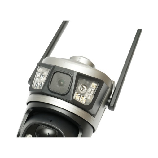 Lampa solara LED iluminat stradal 400W cu camera supraveghere duala 6MP Wi-Fi, panou solar 30W, baterie LiFePO4 20000mAh, PTZ 360, night vision, detectie PIR Ai, aplicatie V380 Pro - Img 15