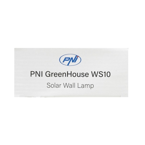 Lampa solara LED PNI GreenHouse WS10, 100 LED-uri, 600 lm, unghi PIR 120 grade, acumulator 1800 mAh, montaj pe perete - Img 12