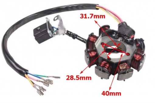 Magnetou ATV CG 125 - CG200 (8 bobine 5 fire) - Img 3