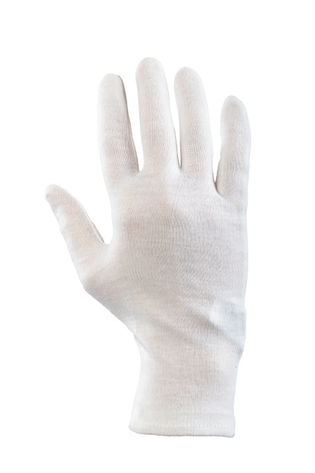 Manusi din bumbac, fara manseta, lungime 25 cm - Img 2