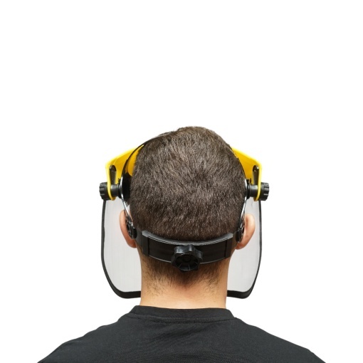 Masca de protectie cu viziera din plasa metalica cu fixare pe cap reglabila Crownman - Img 8