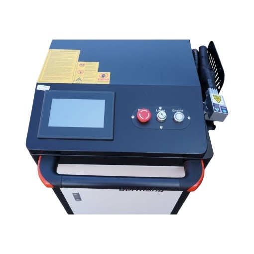 Masina de curatat rugina cu fibra laser 1500W, 220V, latime curatare 0-300mm, racire cu apa, Touch Screen profesional Breckner Germany - Img 8