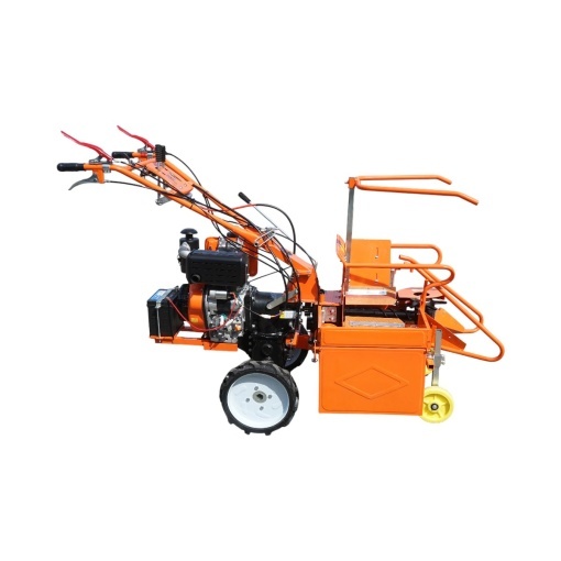 Masina de recoltat porumb pe 1 rand, motor diesel 9CP, 4 timpi, 438cc, autopropulsata, pornire electrica, 12 cutite - Img 4