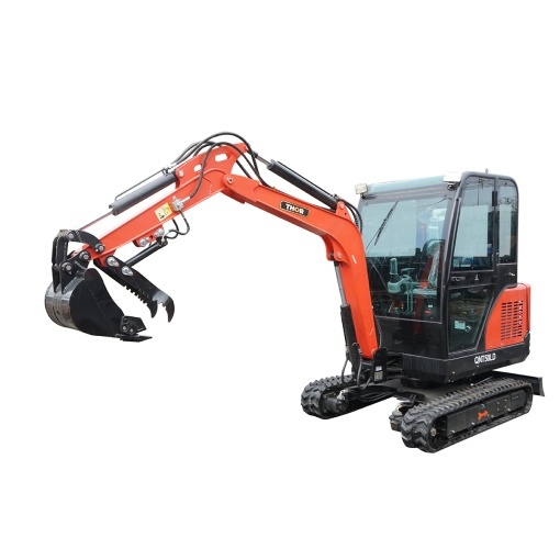 Mini excavator 1.8T cu cabina, motor diesel 25CP, rotire 360 grade, adancime sapare 2300mm, capacitate ridicare 350Kg, 2 cupe incluse 420/985mm THOR - Img 6
