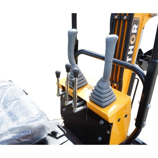 Mini excavator 1T cu semicabina, motor diesel 9.5CP, adancime sapare 1750mm, capacitate ridicare 350kg, latime cupa 380mm THOR - Img 10