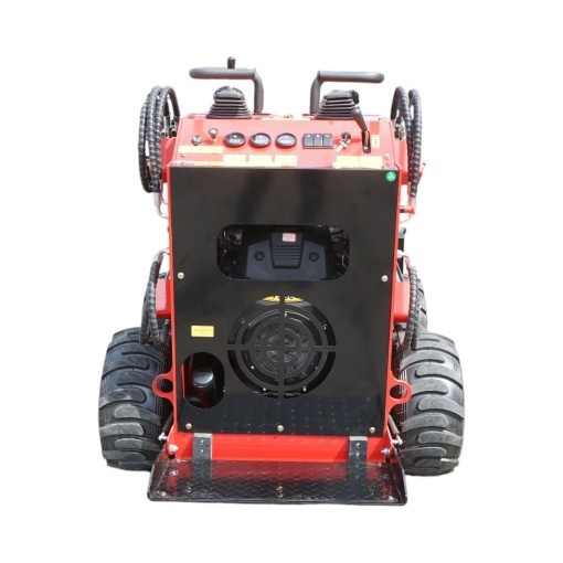 Mini incarcator frontal pe roti, motor benzina 23CP, 739cc, capacitate ridicare 350kg, volum cupa 0.15m3 THOR - Img 4