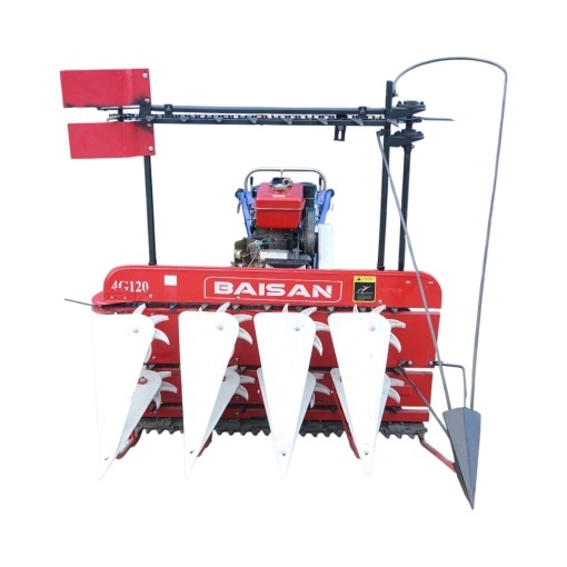 Motocultor diesel 6CP cu seceratoare frontala 1200mm, viteze 2+1, 8 divizoare pentru recoltat grau si paioase Baisan - Img 3