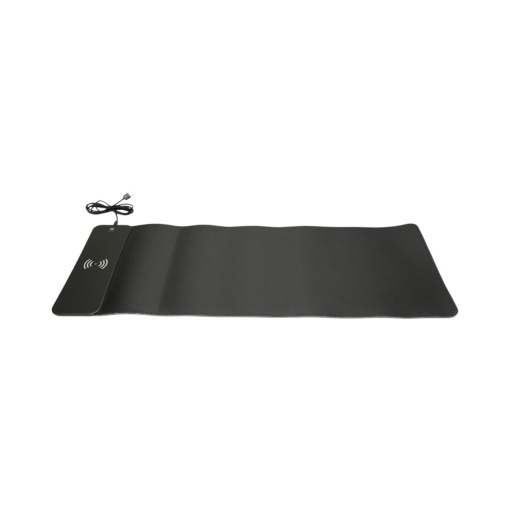Mouse pad gaming cu incarcare rapida wireless 15W, iluminare LED RGB 15 moduri cu control touch, baza cauciuc antiderapanta, 80x30cm - Img 2
