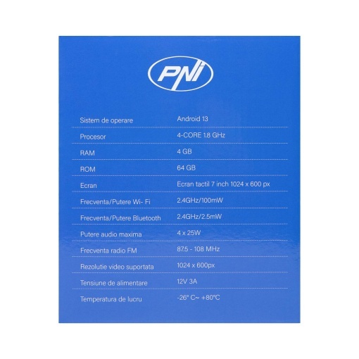 Multimedia player auto PNI A8060 cu Android 13, 4GB DDR3/ROM 64GB, ecran 7 inch, CarPlay, Android Auto, Bluetooth, Wi-Fi, Radio FM - Img 5