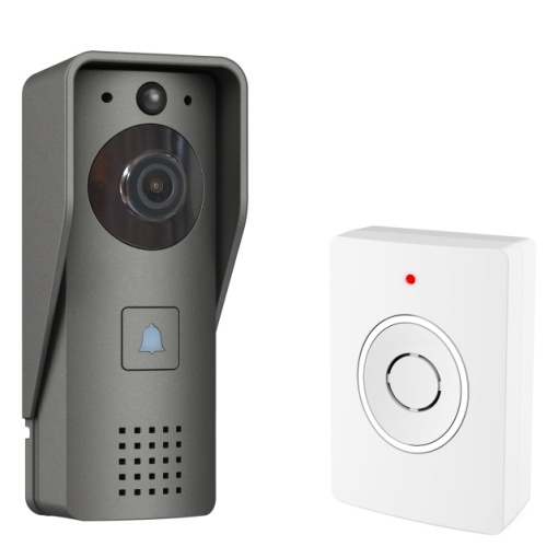 Pachet Interfon video inteligent PNI House 910 WiFi HD, P2P, iesire yala + cadou Sticky Pad Blue
