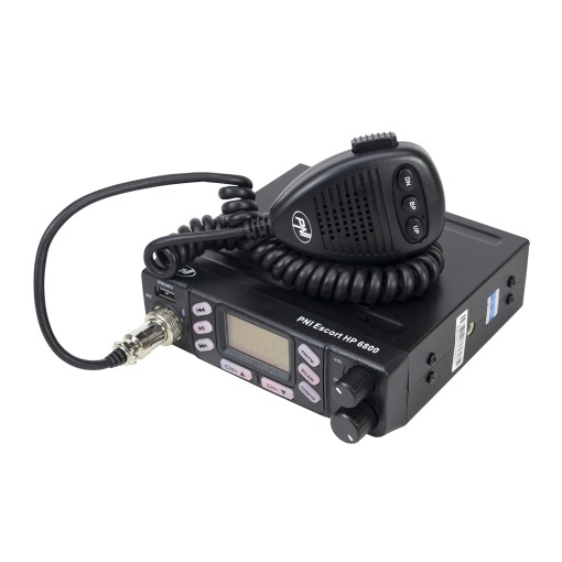 Pachet Statie radio CB PNI Escort HP 6800 ASQ, 12/24 V cu antena CB PNI ML70 cu magnet - Img 3