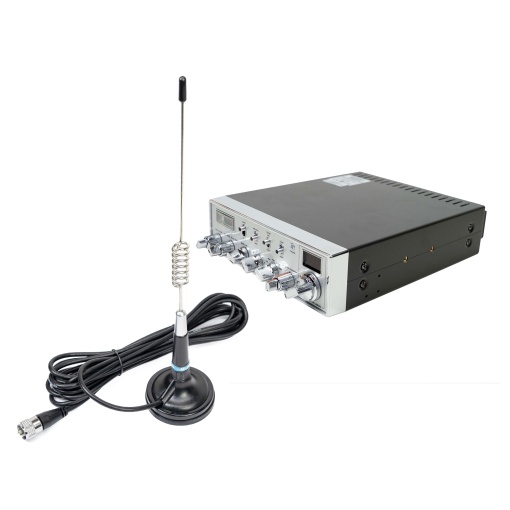 Pachet statie radio CB SUPER STAR-3900 AM/FM/USB/CW/PA, 12V, ASQ cu antena CB PNI ML29 cu magnet - Img 9
