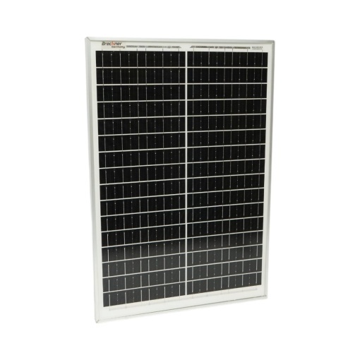 Panou solar 40W fotovoltaic monocristalin cu cablu de conectare 90cm si clesti baterie 570x400x25mm Breckner Germany - Img 2