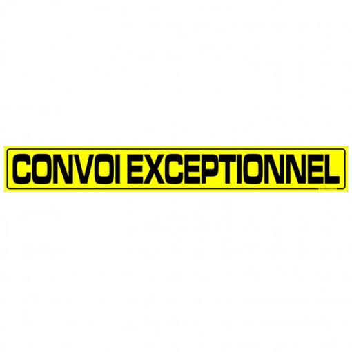 Placuta ,,CONVOI EXCEPTIONNEL" 1900X250mm