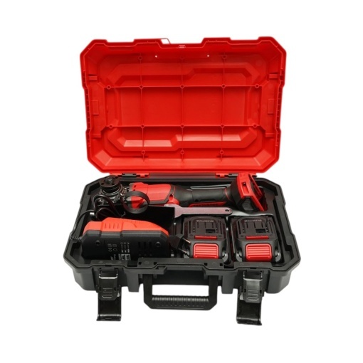 Polizor unghiular 1000W cu 2 acumulatori 21V, 4Ah Li-ion, disc 125mm, brushless, frana electrica, 3 trepte turatie 5000/7000/9500rpm Breckner Germany - Img 2