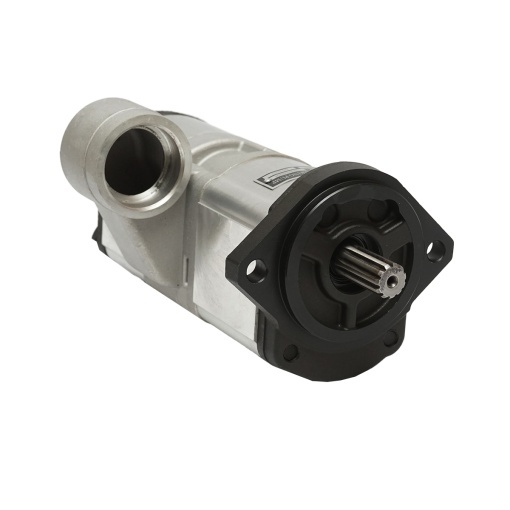 Pompa hidraulica dubla, debit 18+14cm3, sens rotatie spre dreapta pentru Massey Ferguson OEM 3800195M91 - Img 4