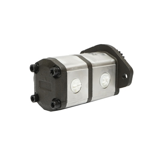 Pompa hidraulica dubla debit 28+12cm3, pinion 93.05mm, Z=31 pentru John Deere OEM RE72058, RE73947 - Img 3