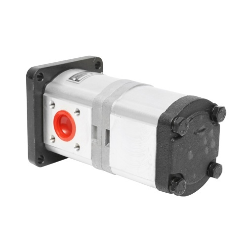 Pompa hidraulica dubla sens pe stanga, debit 22+14cm3 pentru New Holland, Case IH OEM 47129338 - Img 6