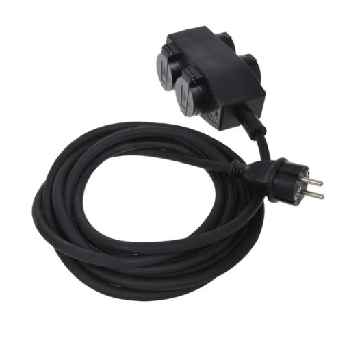Prelungitor 4 prize Schuko de exterior 5M 3x1.5 mm - Img 2