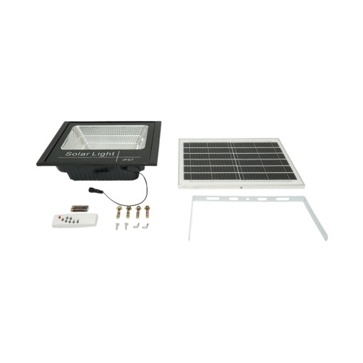 Proiector LED 200W, 6500K cu panou solar 12W, baterie LiFePO4 8000mAh si telecomanda IP67 Breckner Germany - Img 5