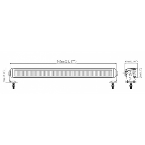 Proiector LED + DRL, 10 + 36 LEDURI, 5730 Lumeni - Img 2